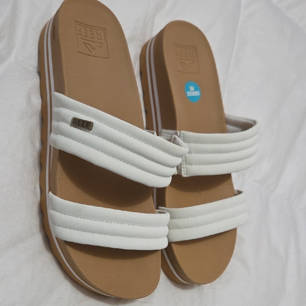 Reef Women's Kaia 2 Bar Platform Slide Sandals - Picture 3 of 10